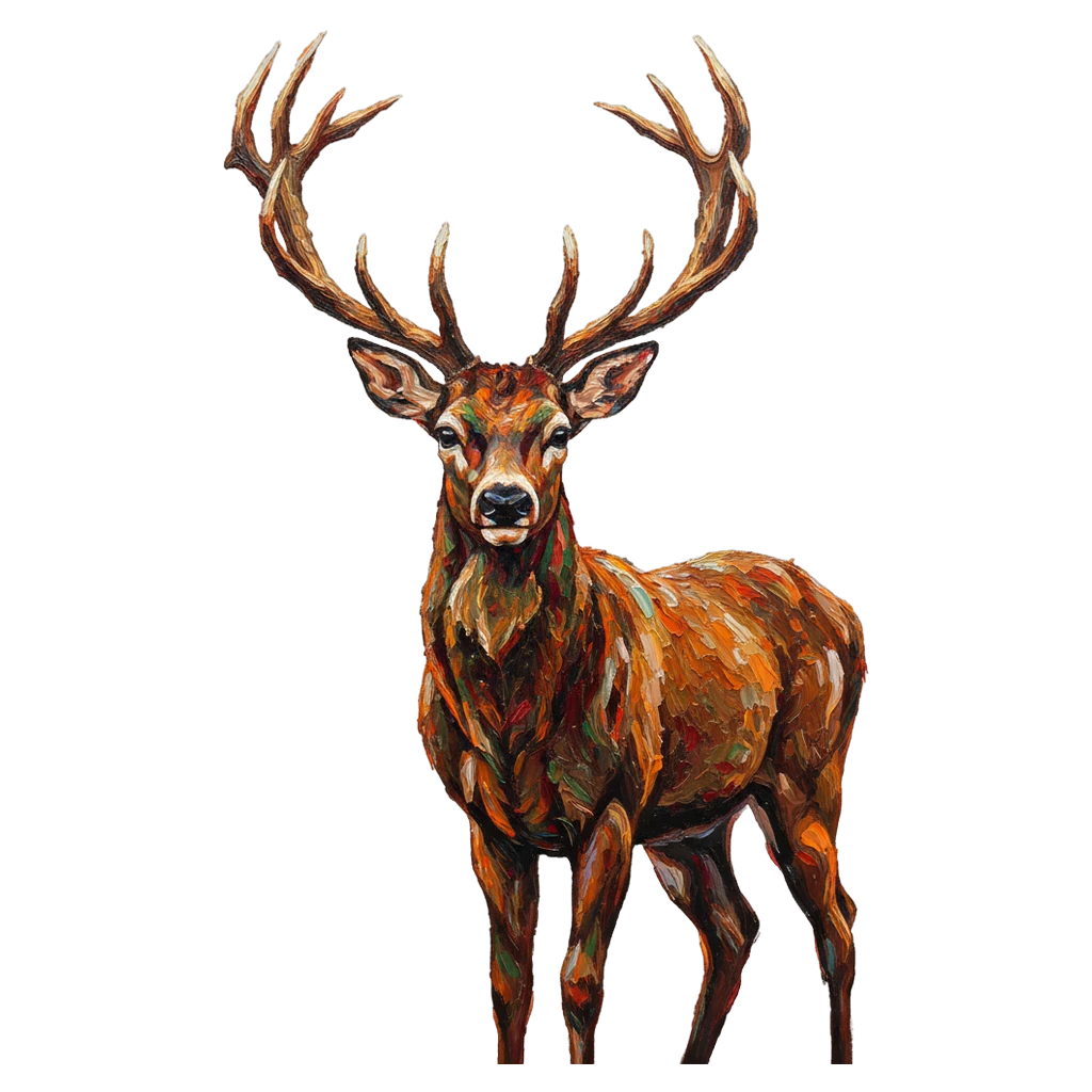 deer Oil Painting icon