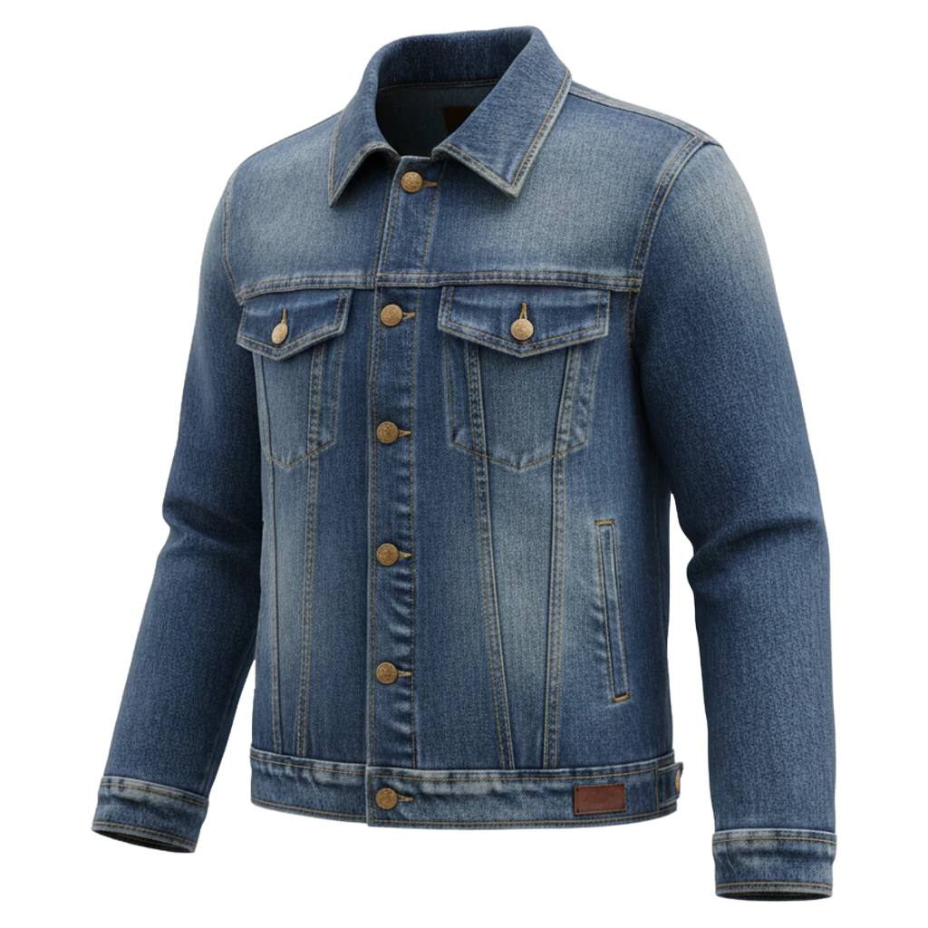 denim jacket Photorealistic icon