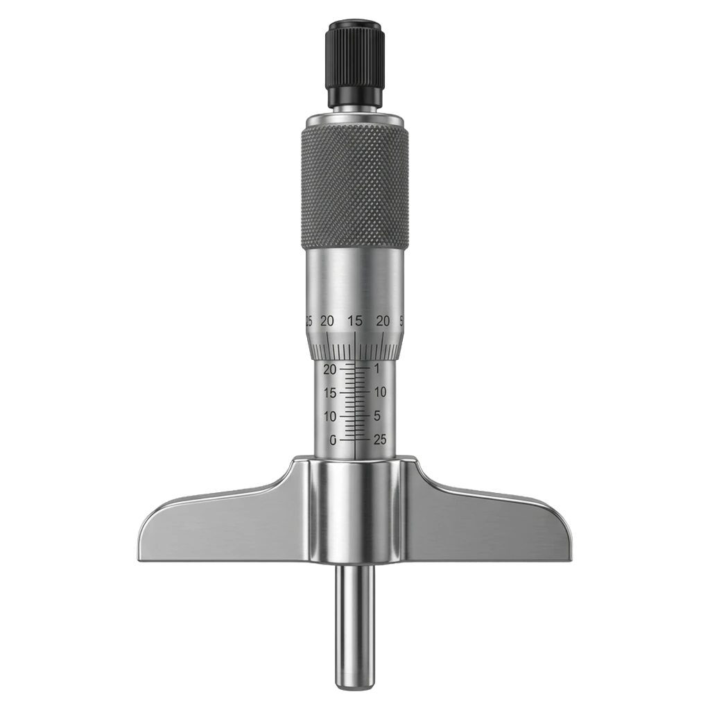 depth micrometer Photorealistic icon