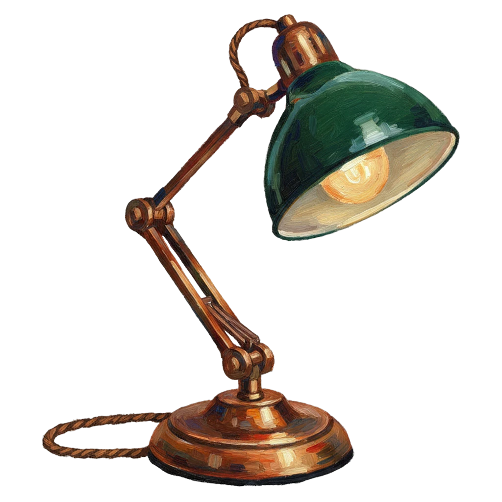 desk lamp Oil Painting icon
