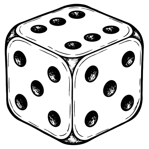 dice six Hand Drawn icon