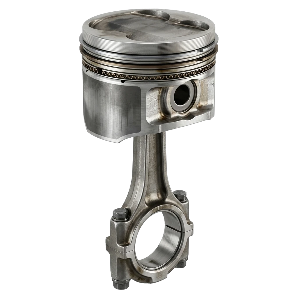 diesel engine piston Photorealistic icon