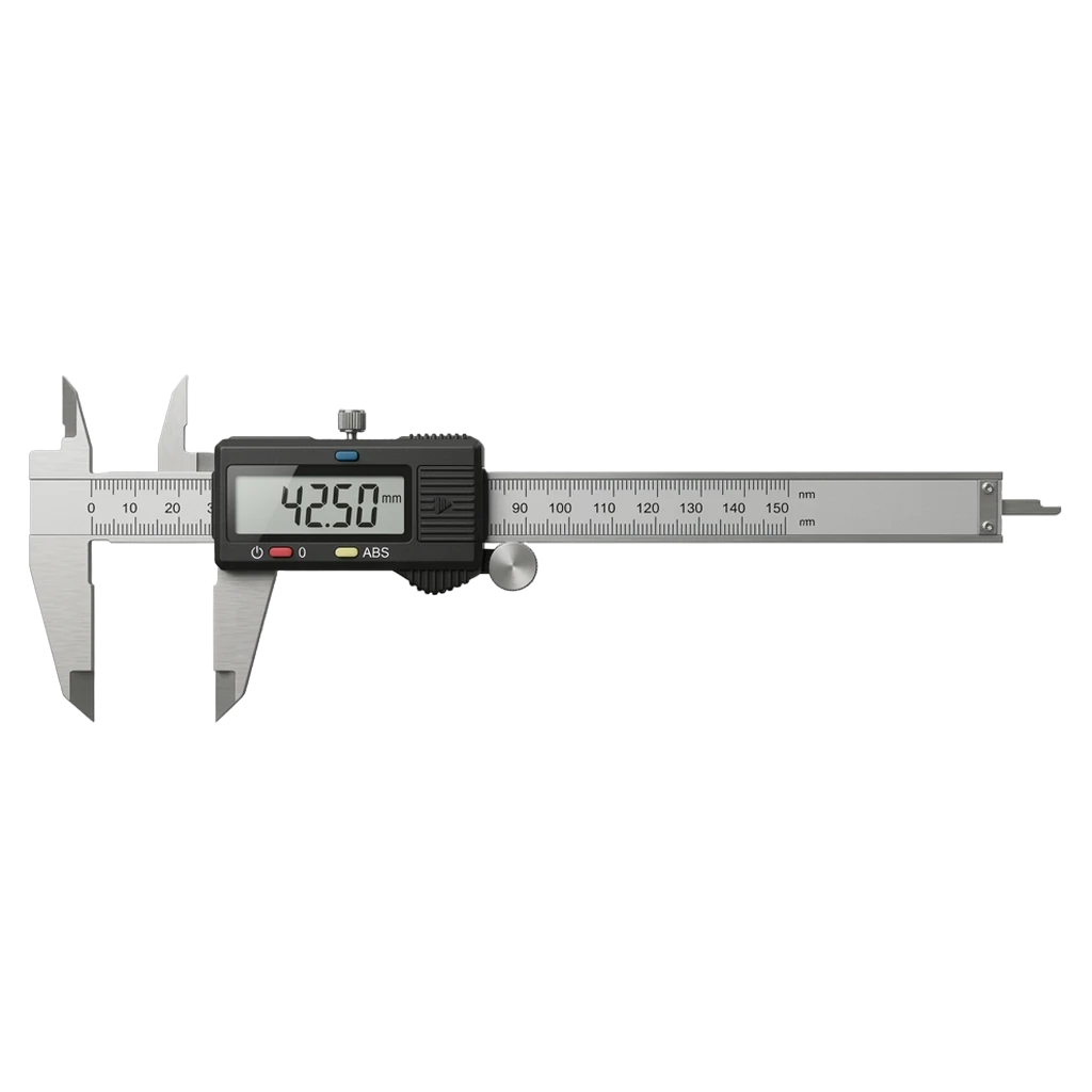 digital caliper tool Photorealistic icon