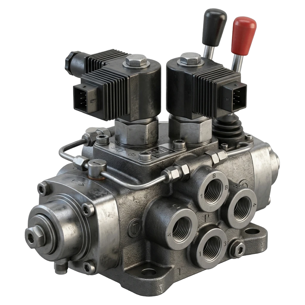 directional control valve Photorealistic icon
