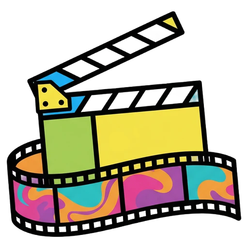 director clapperboard scene Pop Art icon - free AI-generated pop art icon for web and app projects