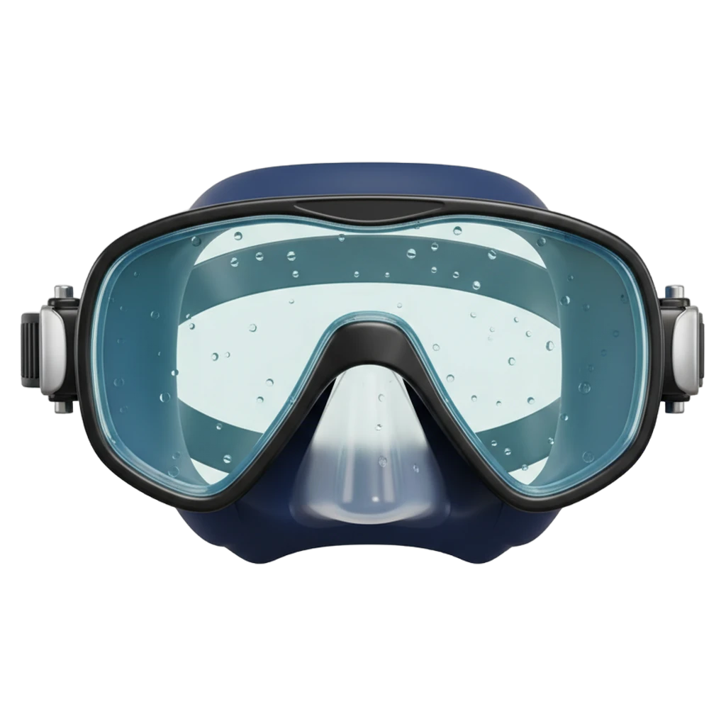 diving mask Photorealistic icon