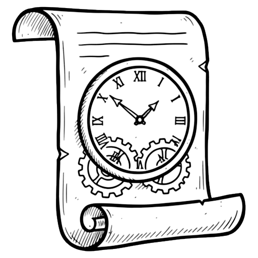 document clock Hand Drawn icon - free AI-generated hand drawn icon for web and app projects