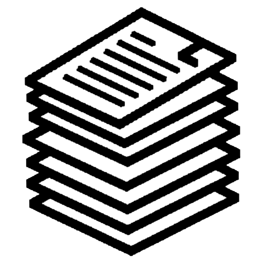 document stack Pixel Art icon