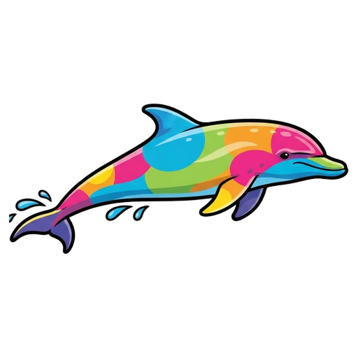 dolphin Pop Art icon