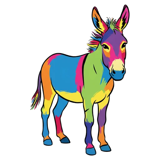 donkey Pop Art icon