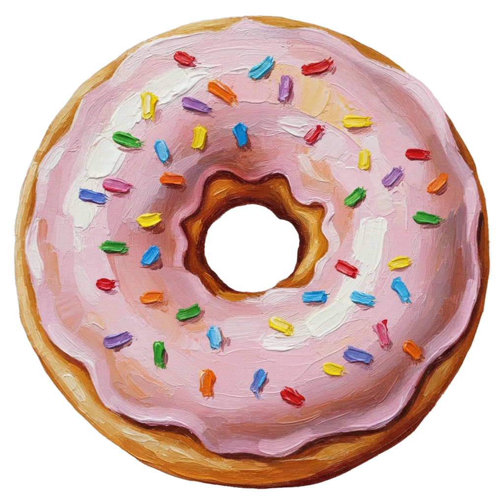 donut Oil Painting icon