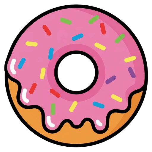 donut Pop Art icon