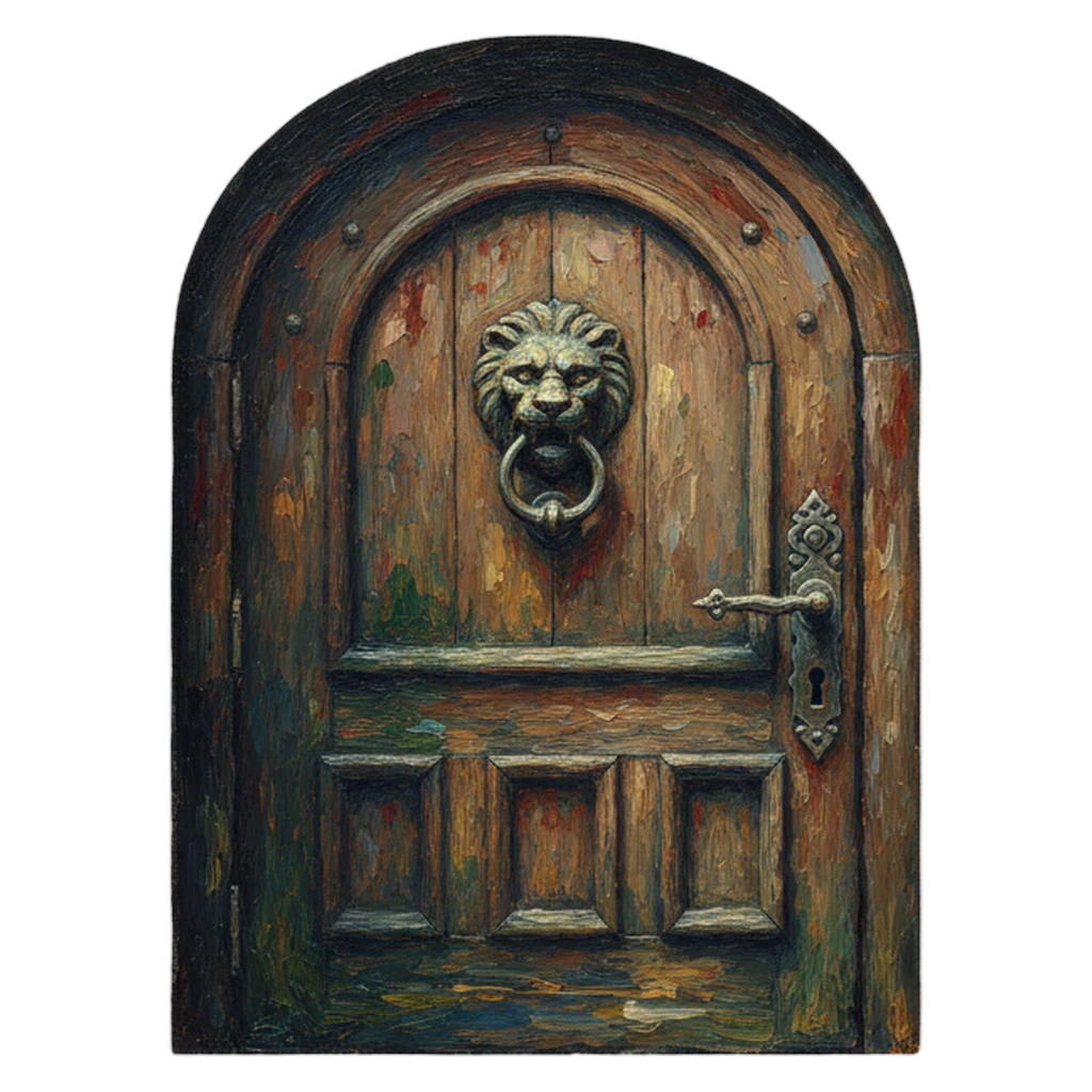 door Oil Painting icon - free AI-generated oil painting icon for web and app projects
