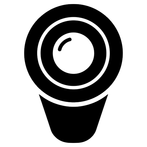 door peephole Solid Glyph icon
