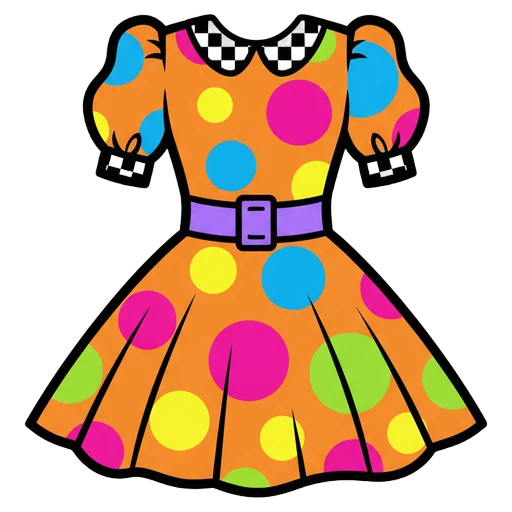 dress Pop Art icon