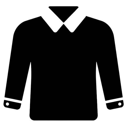 dress shirt Solid Glyph icon