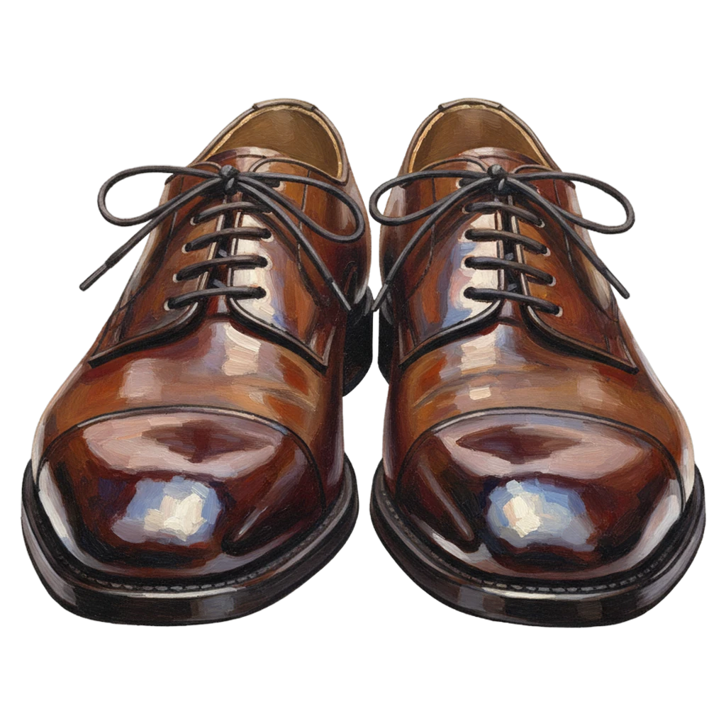 dress shoes Oil Painting icon