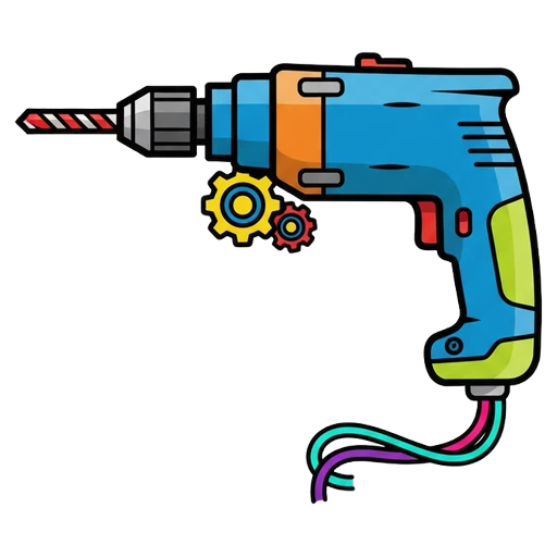 drill Pop Art icon