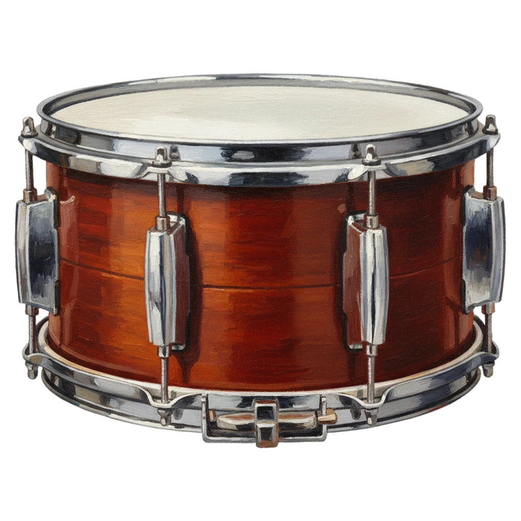 drum Oil Painting icon - free AI-generated oil painting icon for web and app projects