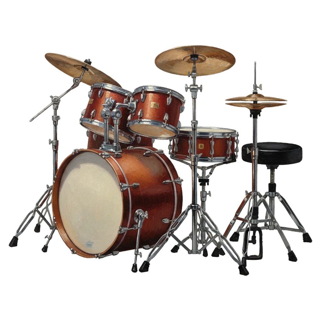 drums Oil Painting icon