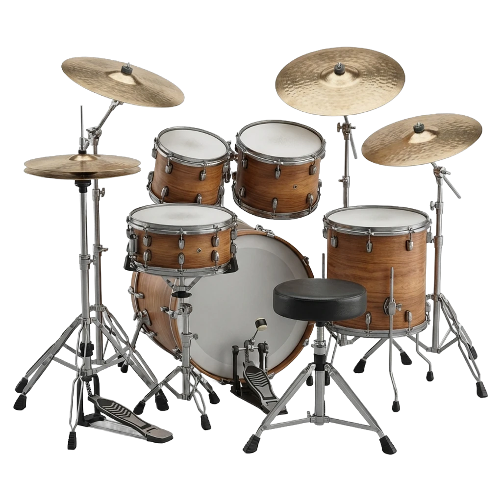 drums Photorealistic icon