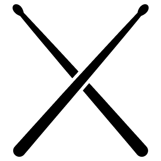 drumsticks Solid Glyph icon