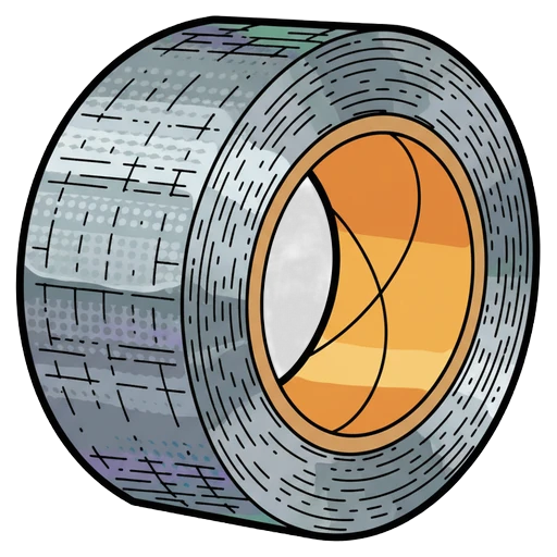 duct tape Pop Art icon