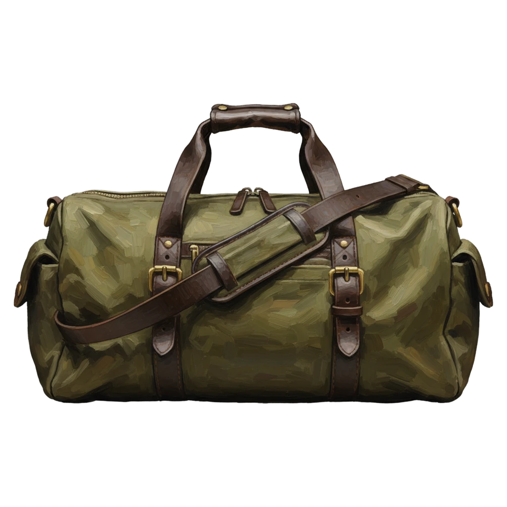 duffel bag Oil Painting icon