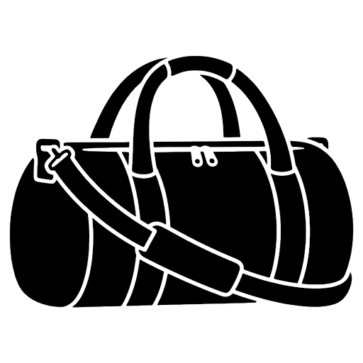 duffle bag Solid Glyph icon