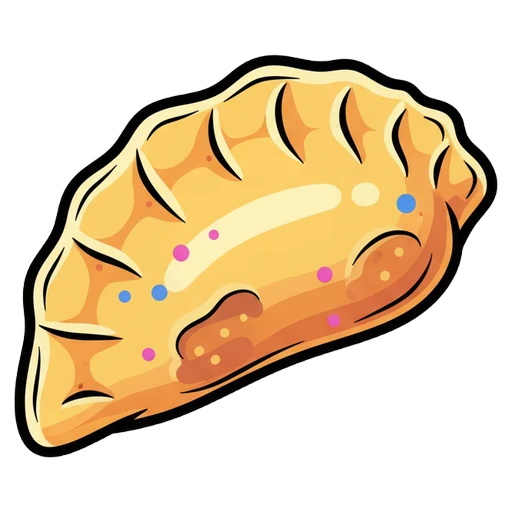 dumpling Pop Art icon - free AI-generated pop art icon for web and app projects