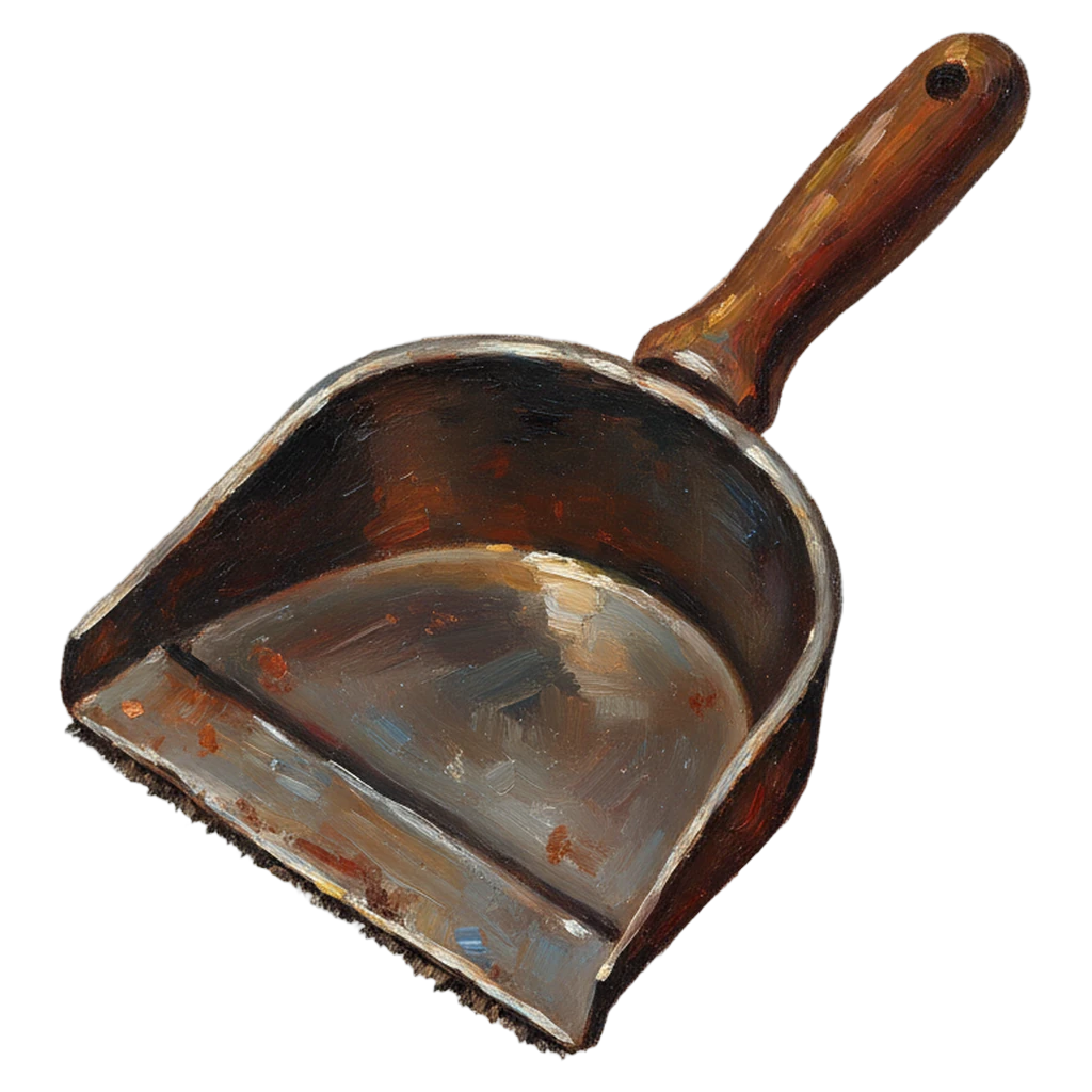 dustpan Oil Painting icon