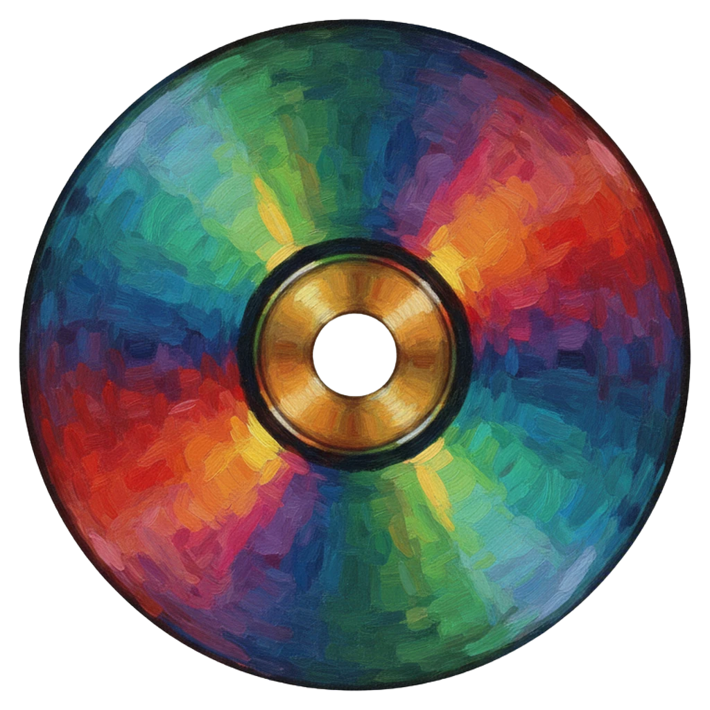 dvd Oil Painting icon