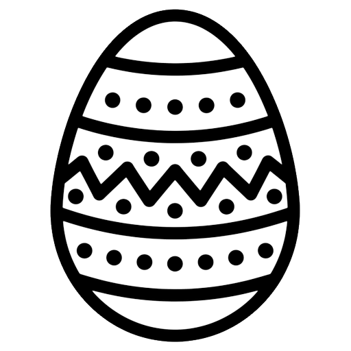 easter egg Line Art icon