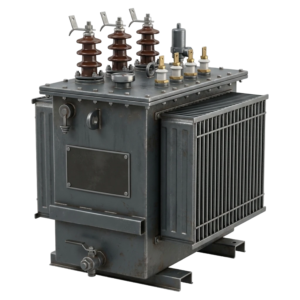 electrical transformer Photorealistic icon