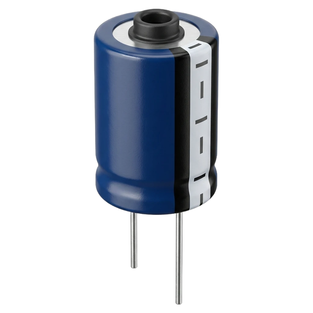 electrolytic capacitor Photorealistic icon