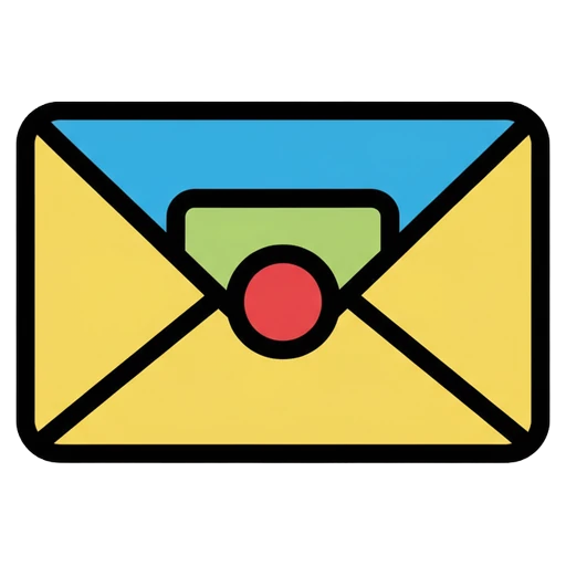 envelope Pop Art icon