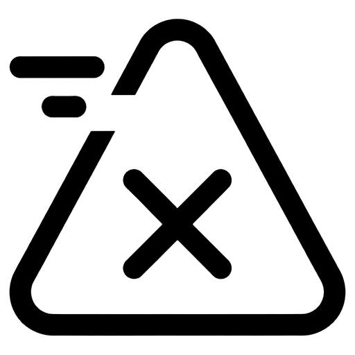 error message Line Art icon - free AI-generated line art icon for web and app projects