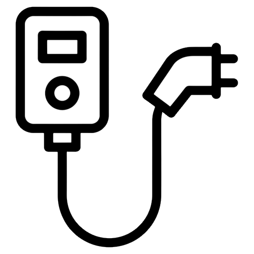 ev charger Line Art icon