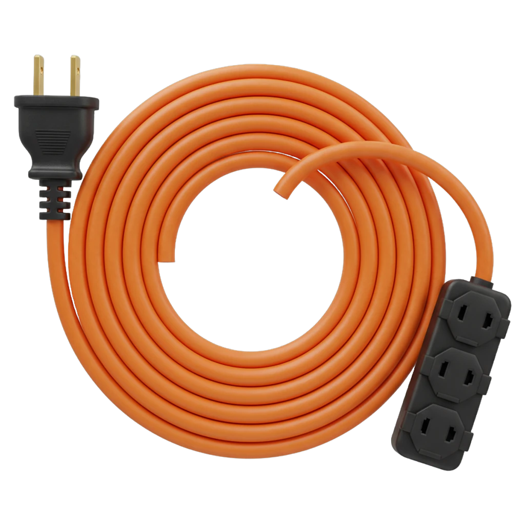 extension cord Photorealistic icon