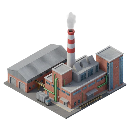 factory Isometric icon