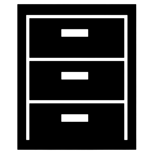 file cabinet Pixel Art icon