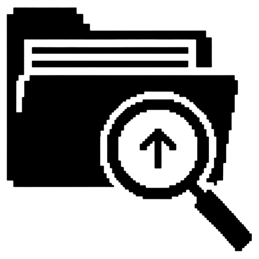 file search Pixel Art icon