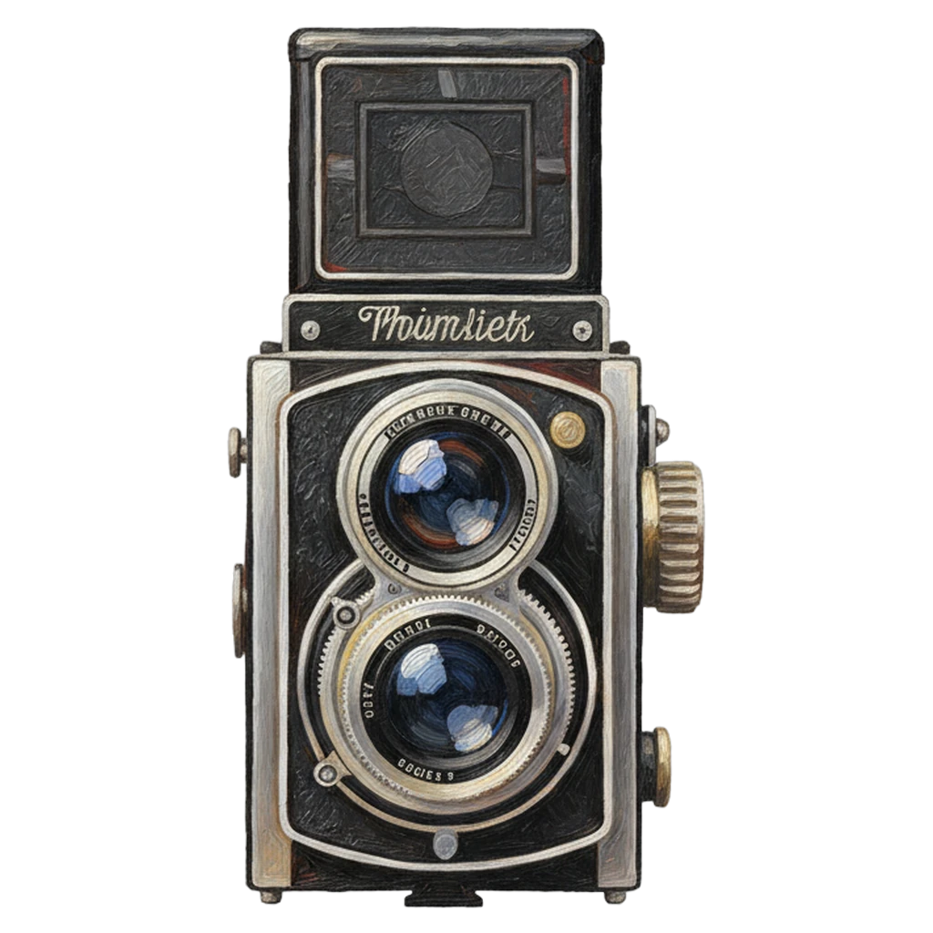 film camera Oil Painting icon