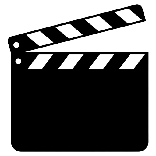 film clapboard Solid Glyph icon