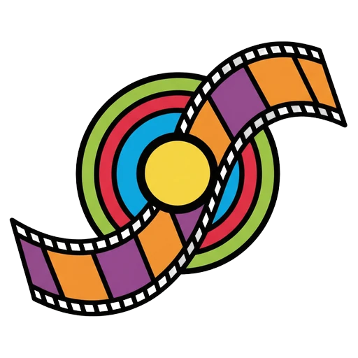 film reel Pop Art icon