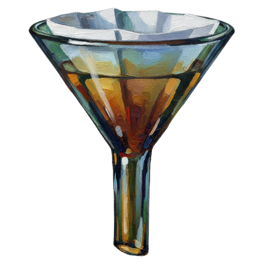 filter funnel Oil Painting icon