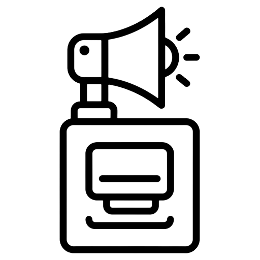 fire alarm Line Art icon