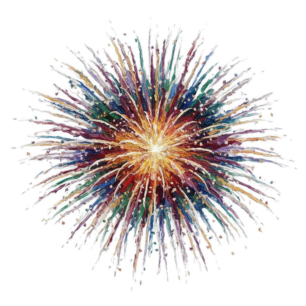 fireworks Oil Painting icon