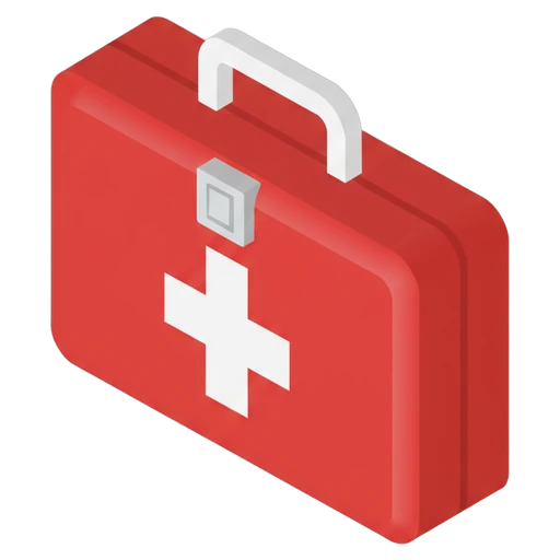 first aid kit Isometric icon