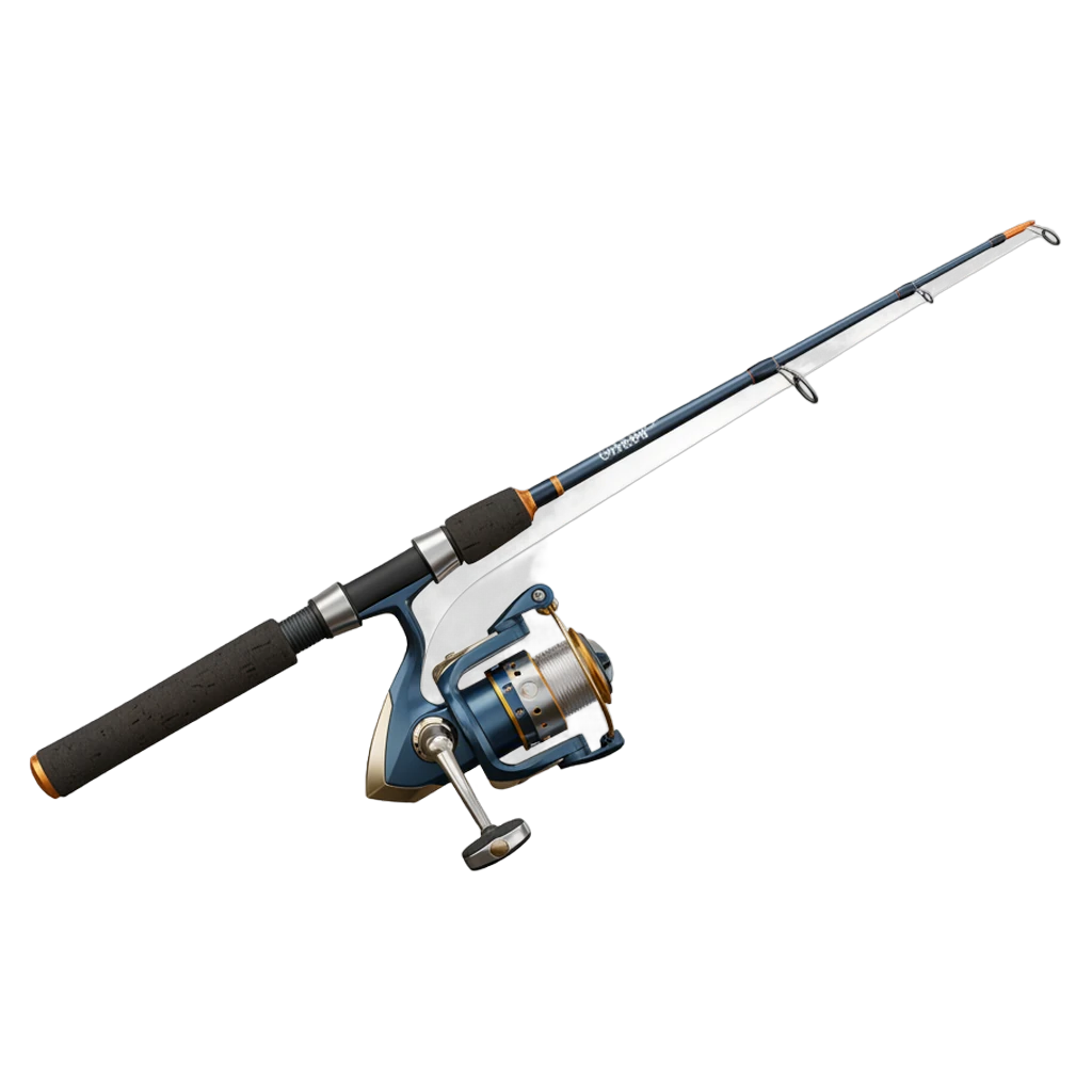 fishing rod Photorealistic icon